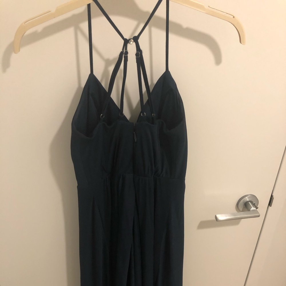 Azzazie Midnight Navy floor length dress